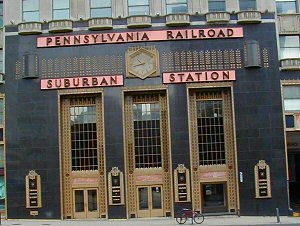 Photo of the Pennsylvania Railroad, Suburban Station, Philadelphia
