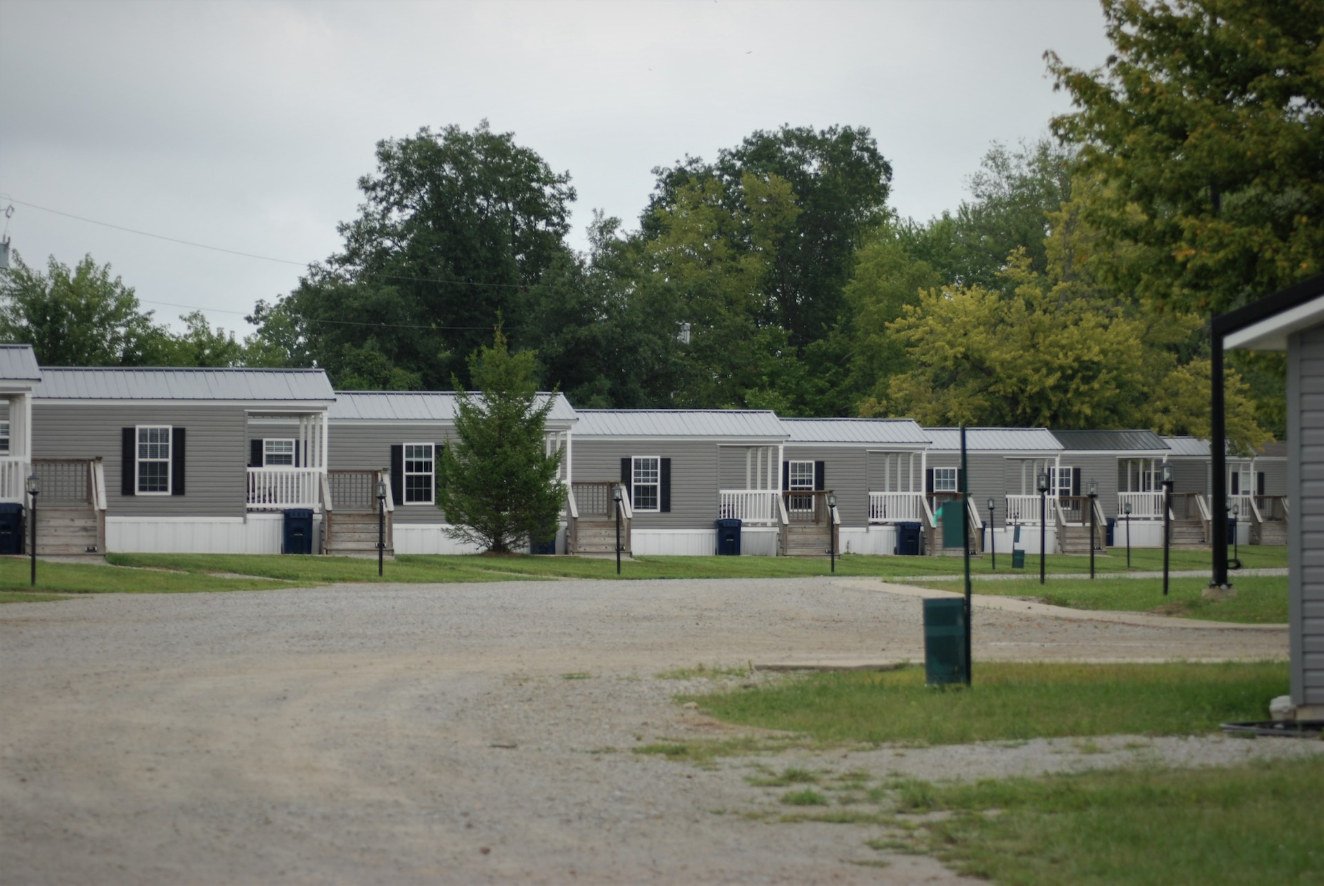 multiple mobile homes. Image by Unsplash