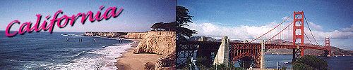 Pictures of the California Coast and the Golden Gate Bridge, San Francisco